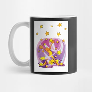 Pink Star Gazer by Julie Ann Stricklin Mug